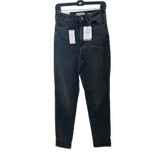 New Look Lift & Shape High Waist Mom Jeans Black Size 6 Tall New